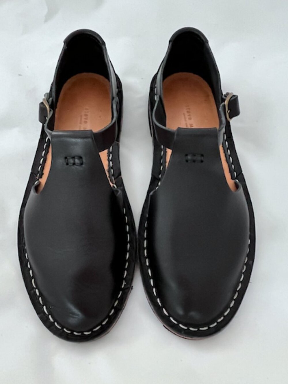 Steve Mono Black Leather Shoes - EU 39 / UK 6 - Worn Twice